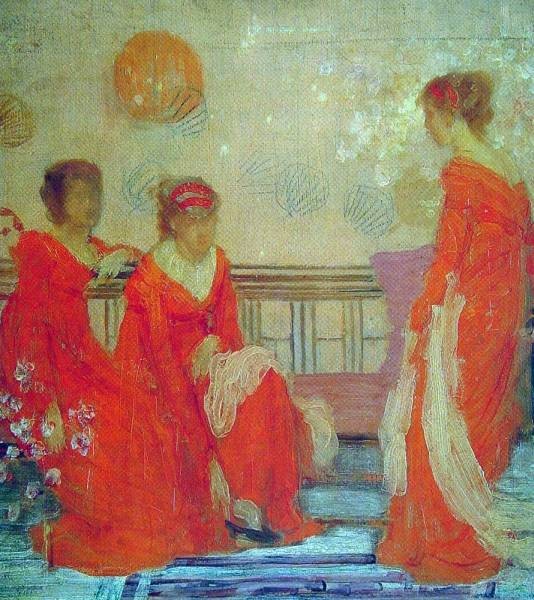 Whistler Harmony in Flesh Colour and Red